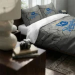 Kansas City Royals Cracked Texture Bedding Set Best Selling
