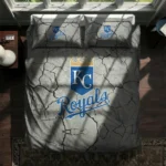 Kansas City Royals Cracked Texture Bedding Set Best Selling