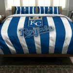 Kansas City Royals Stripe Style Bedding Set Best Selling