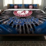 Kansas City Royals Sunburst Splatter Bedding Set Best Selling