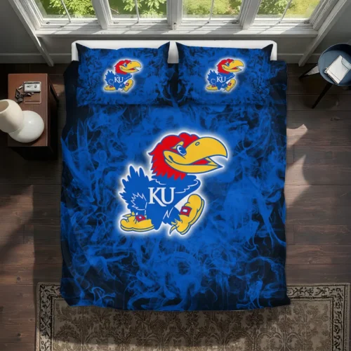Kansas Jayhawks Red Mist Bedding Set Best Selling
