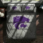 Kansas State Wildcats Cracked Texture Bedding Set Best Selling