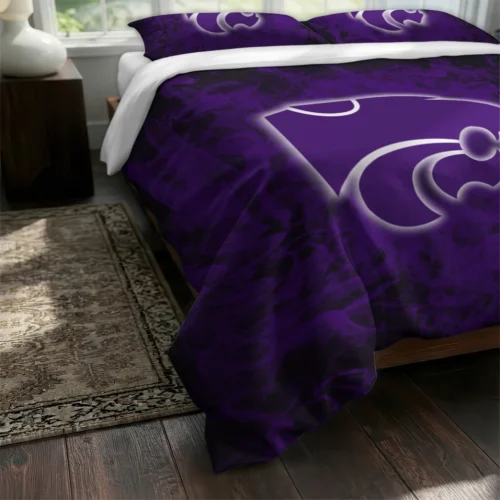 Kansas State Wildcats Red Mist Bedding Set Fashion Forward
