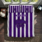 Kansas State Wildcats Stripe Style Bedding Set Best Selling