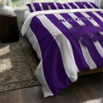 Kansas State Wildcats Stripe Style Bedding Set Best Selling