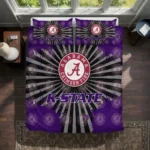 Kansas State Wildcats Sunburst Splatter Bedding Set Best Selling