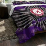 Kansas State Wildcats Sunburst Splatter Bedding Set Best Selling