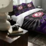 Kansas State Wildcats Sunburst Splatter Bedding Set Best Selling