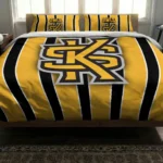Kennesaw State Owls Stripe Style Bedding Set Best Selling
