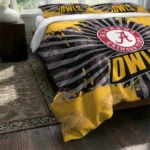 Kennesaw State Owls Sunburst Splatter Bedding Set Best Selling