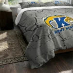 Kent State Golden Flashes Cracked Texture Bedding Set Best Selling