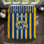 Kent State Golden Flashes Stripe Style Bedding Set Best Selling