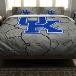 Kentucky Wildcats Cracked Texture Bedding Set Best Selling