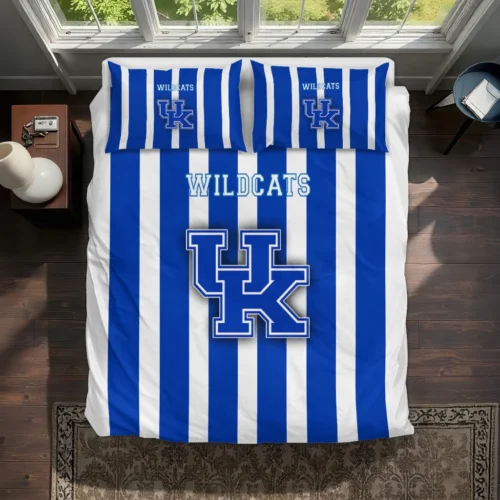 Kentucky Wildcats Stripe Style Bedding Set Best Selling