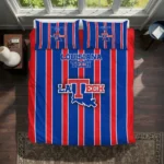 La Tech Stripe Style Bedding Set Best Selling