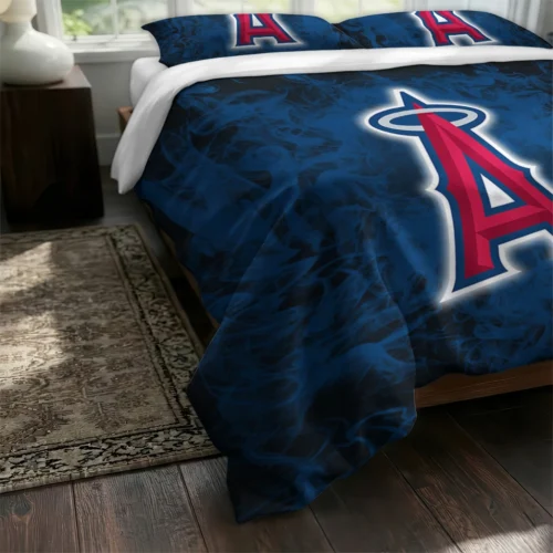 Los Angeles Angels Red Mist Bedding Set Fashion Forward