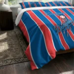 Los Angeles Dodgers Stripe Style Bedding Set Best Selling
