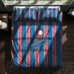 Los Angeles Dodgers Stripe Style Bedding Set Best Selling