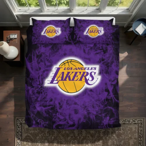 Los Angeles Lakers Red Mist Bedding Set Best Selling