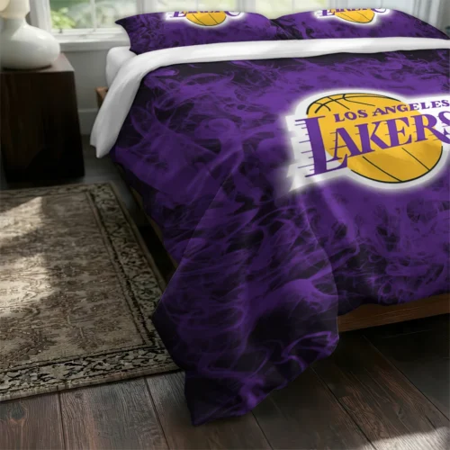 Los Angeles Lakers Red Mist Bedding Set Fashion Forward
