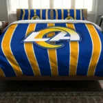 Los Angeles Rams Stripe Style Bedding Set Best Selling