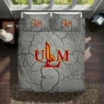 Louisiana Monroe Warhawks Cracked Texture Bedding Set Best Selling