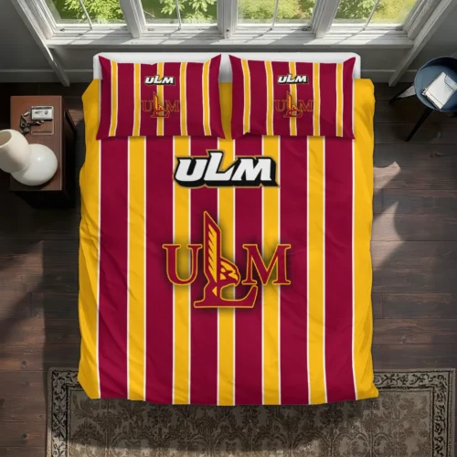 Louisiana Monroe Warhawks Stripe Style Bedding Set Best Selling