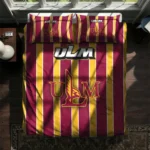Louisiana Monroe Warhawks Stripe Style Bedding Set Best Selling