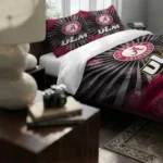 Louisiana Monroe Warhawks Sunburst Splatter Bedding Set Best Selling