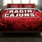 Louisiana Ragin Cajuns Red Mist Bedding Set Best Selling