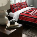 Louisiana Ragin Cajuns Stripe Style Bedding Set Best Selling