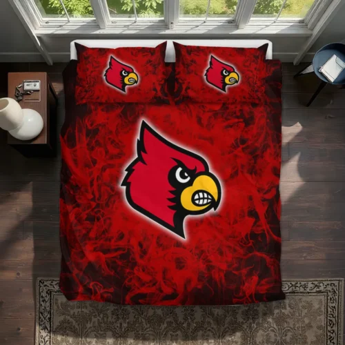 Louisville Cardinals Red Mist Bedding Set Best Selling