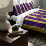 Lsu Tigers Stripe Style Bedding Set Best Selling