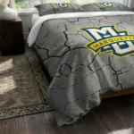 Marquette Golden Eagles Cracked Texture Bedding Set Best Selling