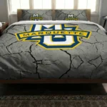 Marquette Golden Eagles Cracked Texture Bedding Set Best Selling