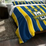 Marquette Golden Eagles Stripe Style Bedding Set Best Selling