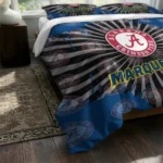 Marquette Golden Eagles Sunburst Splatter Bedding Set Best Selling