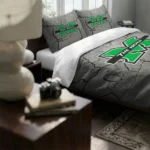 Marshall Thundering Herd Cracked Texture Bedding Set Best Selling