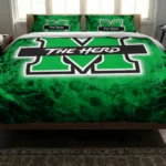 Marshall Thundering Herd Red Mist Bedding Set Best Selling