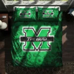 Marshall Thundering Herd Red Mist Bedding Set Best Selling