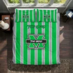 Marshall Thundering Herd Stripe Style Bedding Set Best Selling