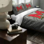 Maryland Terrapins Cracked Texture Bedding Set Best Selling
