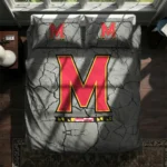Maryland Terrapins Cracked Texture Bedding Set Best Selling