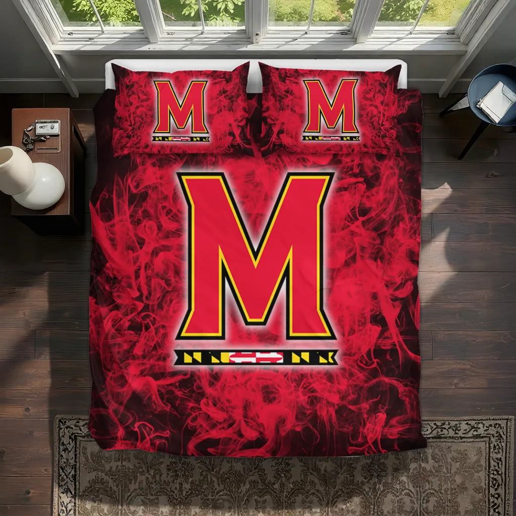 Maryland Terrapins Red Mist Bedding Set Best Selling Maryland Terrapins Red Mist Bedding Set Best Selling