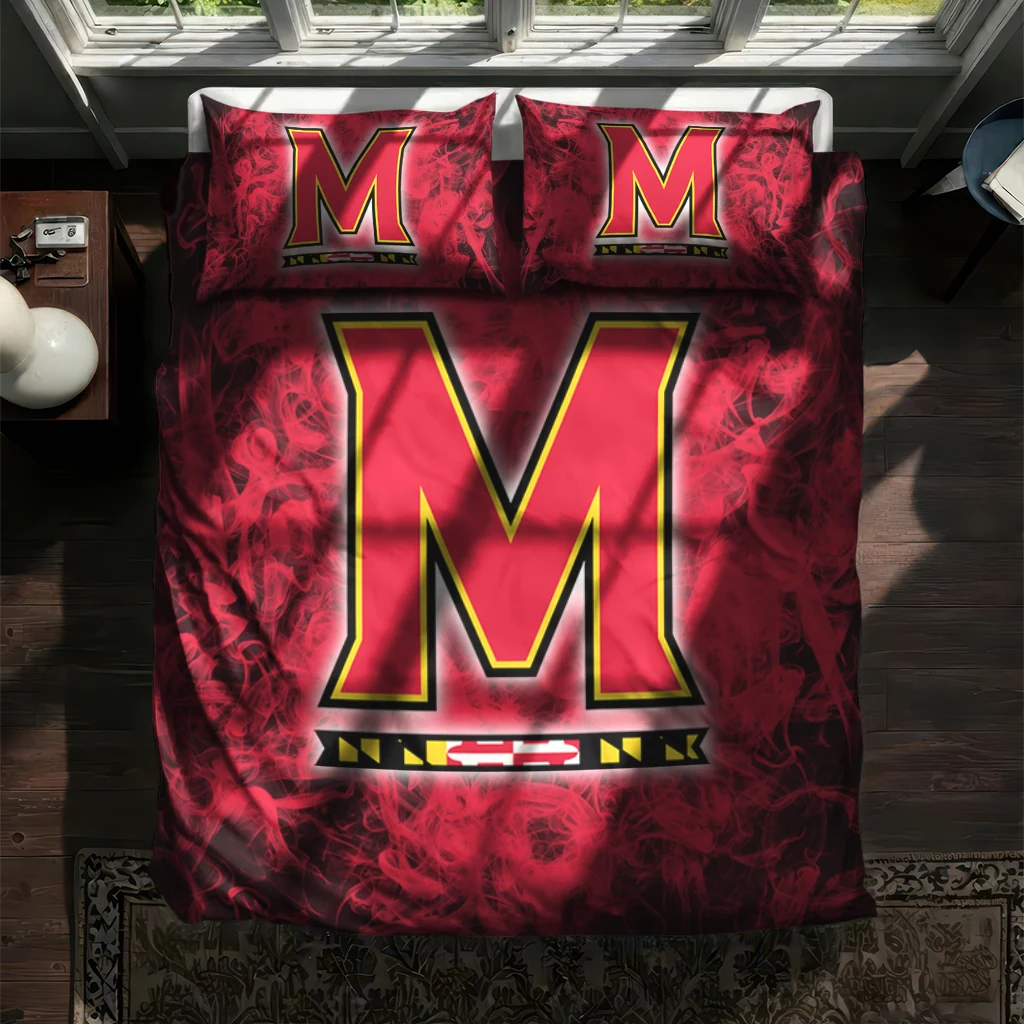 Maryland Terrapins Red Mist Bedding Set New Arrival Maryland Terrapins Red Mist Bedding Set New Arrival