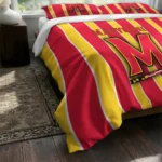 Maryland Terrapins Stripe Style Bedding Set Best Selling