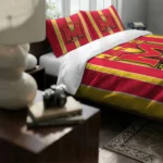 Maryland Terrapins Stripe Style Bedding Set Best Selling