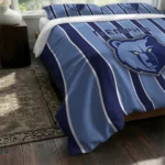 Memphis Grizzlies Stripe Style Bedding Set Best Selling
