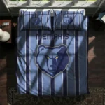 Memphis Grizzlies Stripe Style Bedding Set Best Selling