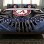 Memphis Grizzlies Sunburst Splatter Bedding Set Best Selling